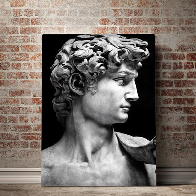 Renaissance Michelangelo David Statue Canvas Wall Art