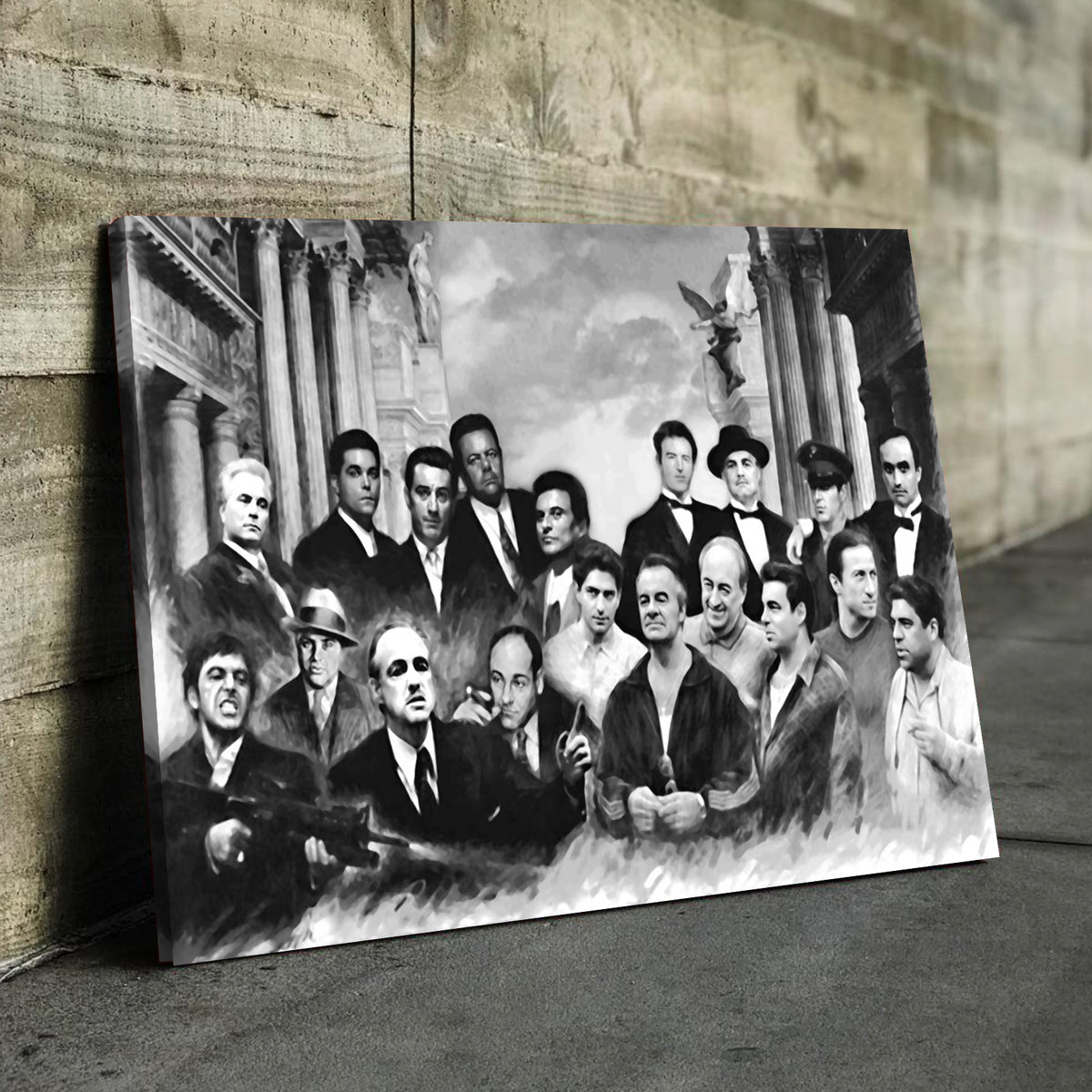 Gangsters Canvas Wall Art