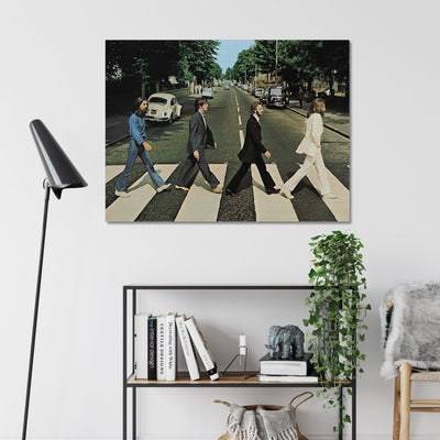 The Beatles Abbey Road Canvas Wall Art - AlphaWallArtCo